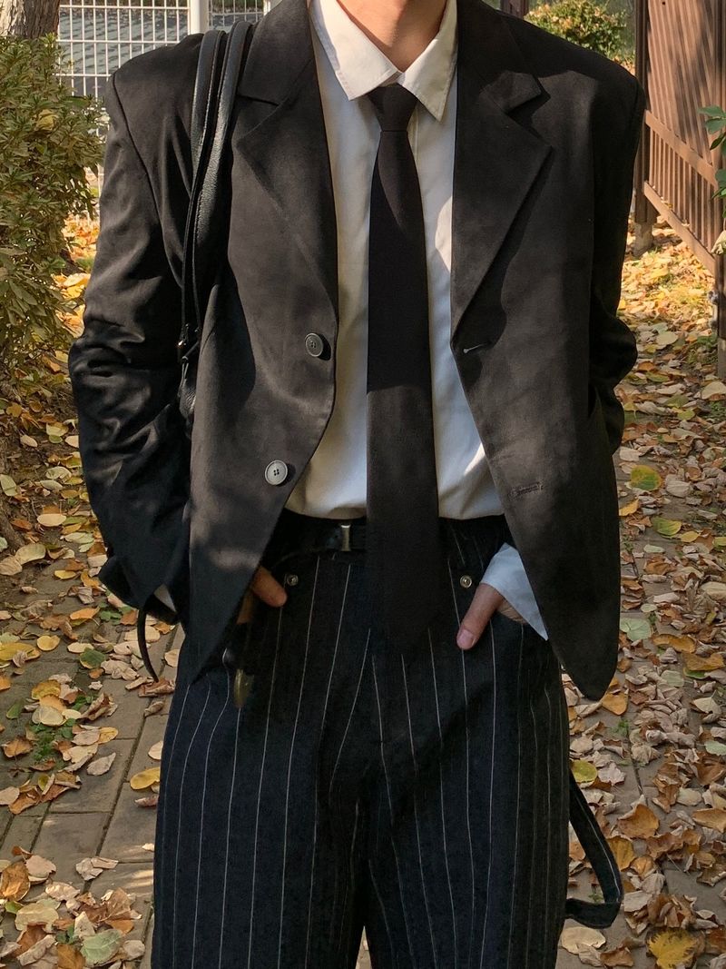 Mensfloor（メンズフロア）の「Clesse Suede Crop Blazer（Jackets/Outerwear）」
