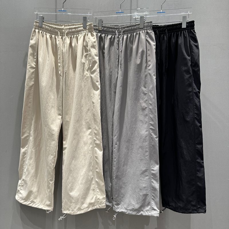 LMN May Double-Line String Nylon Pants (3 colors)