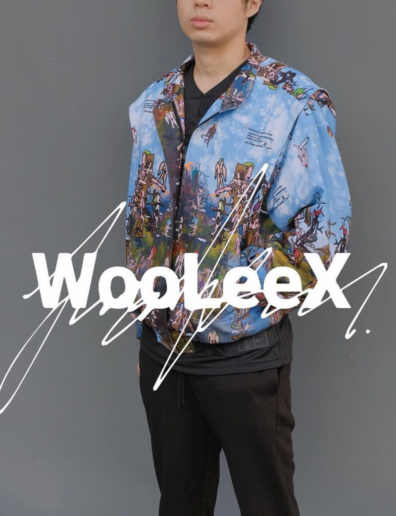 World' Print Harrington Jacket (Small Pattern)