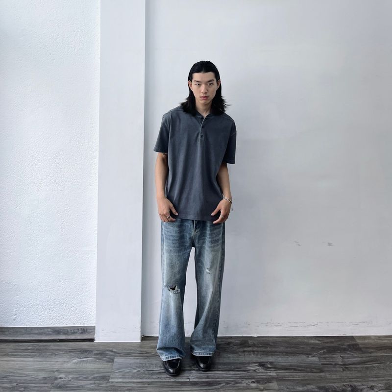 Faded Rift Straight Denim