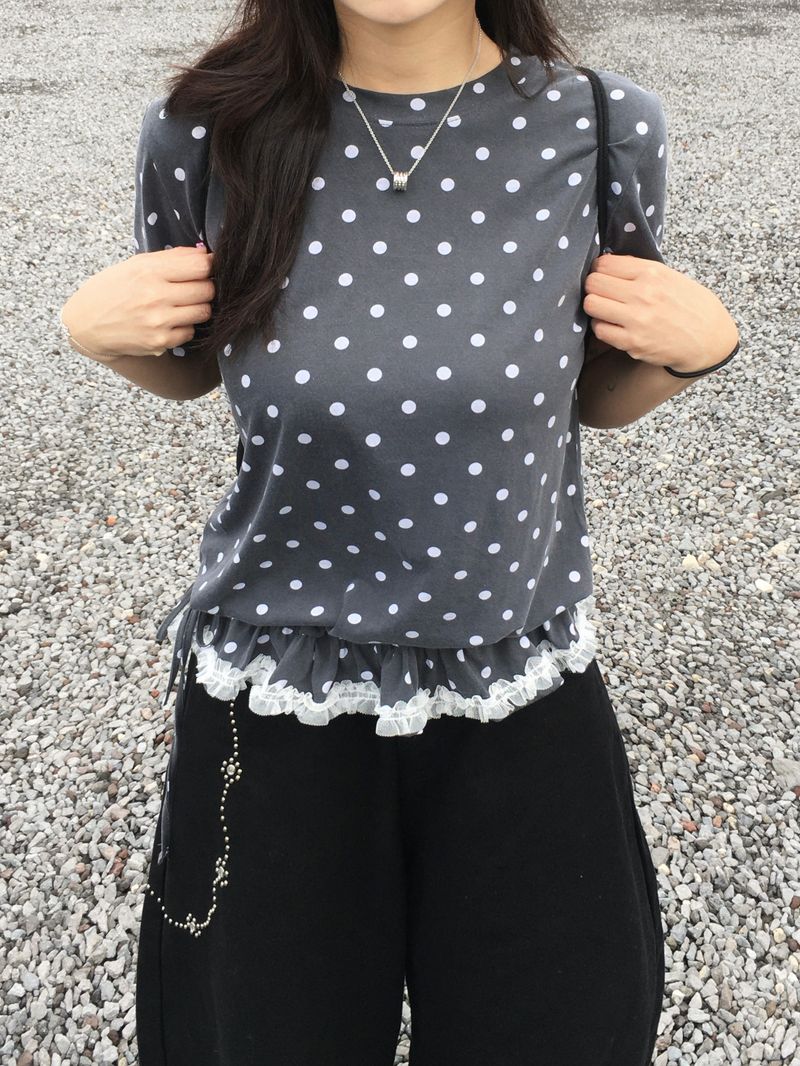 Plain Dot Pigment Short Sleeve (3c)