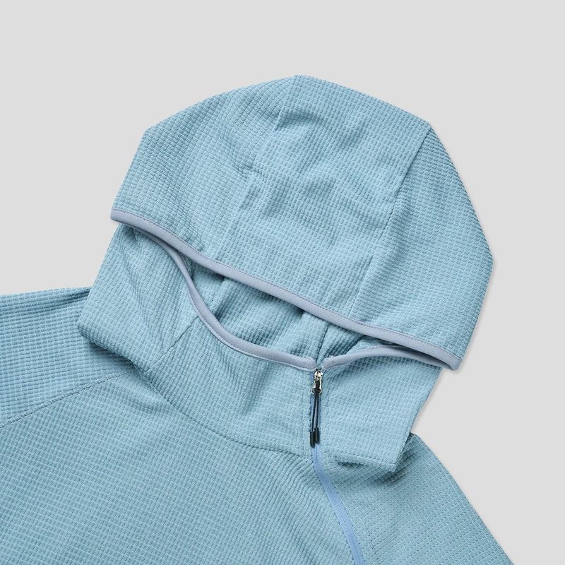 Mora Waffled Zip Top