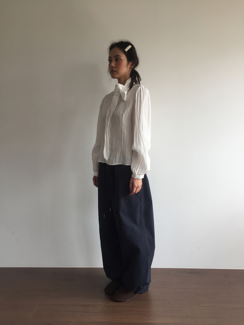 Mer tie blouse (2color)