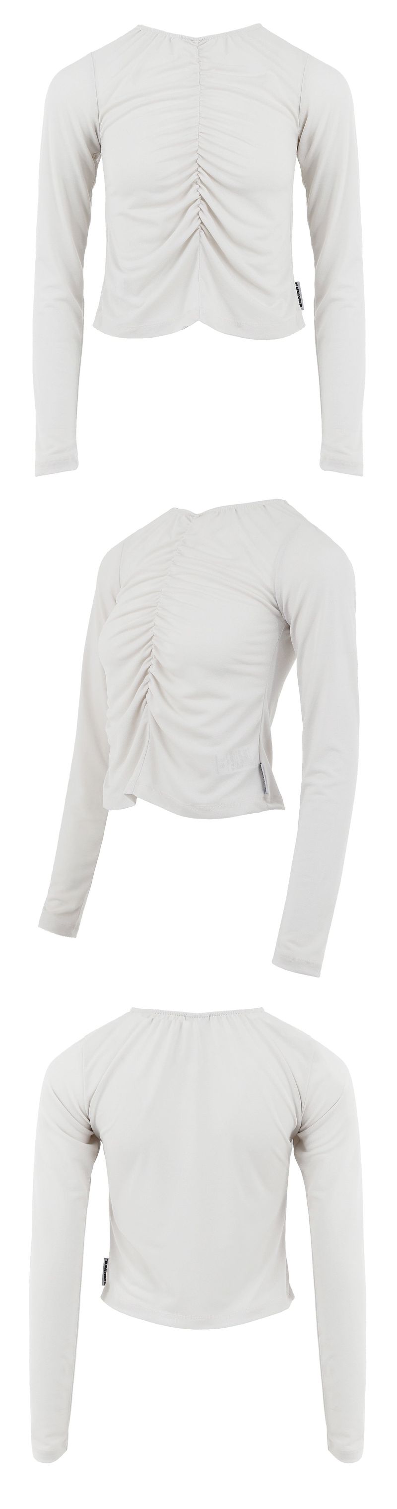 GROOVE T-SHIRT IN IVORY
