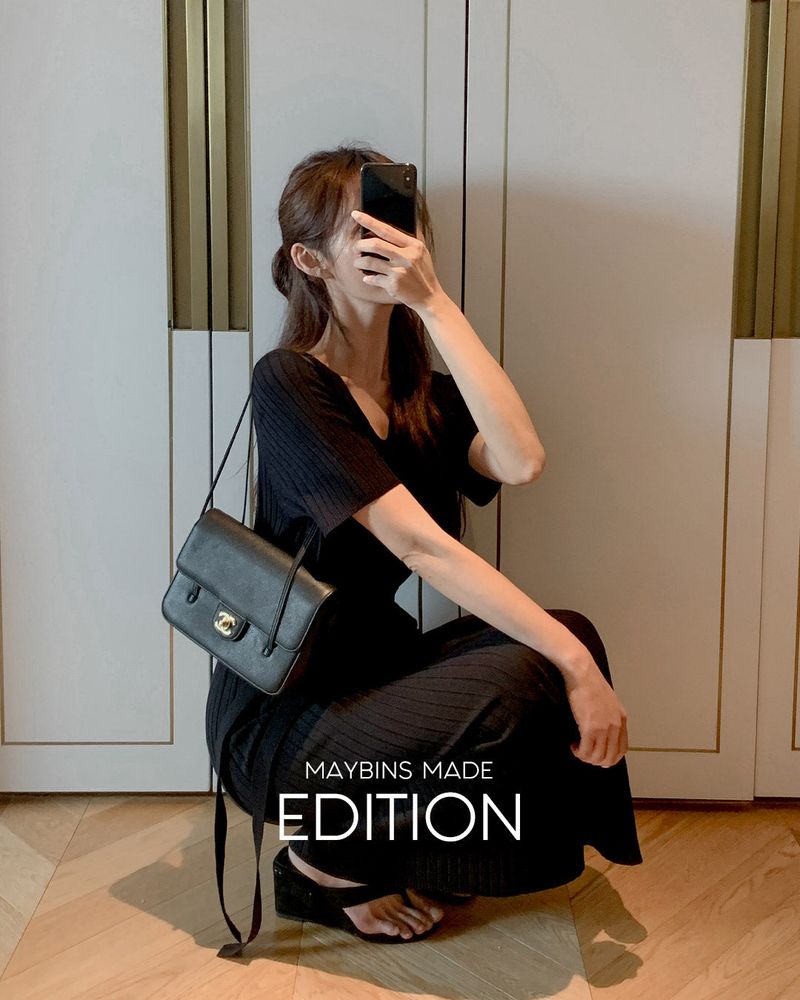 MADE. Nico knit long dress