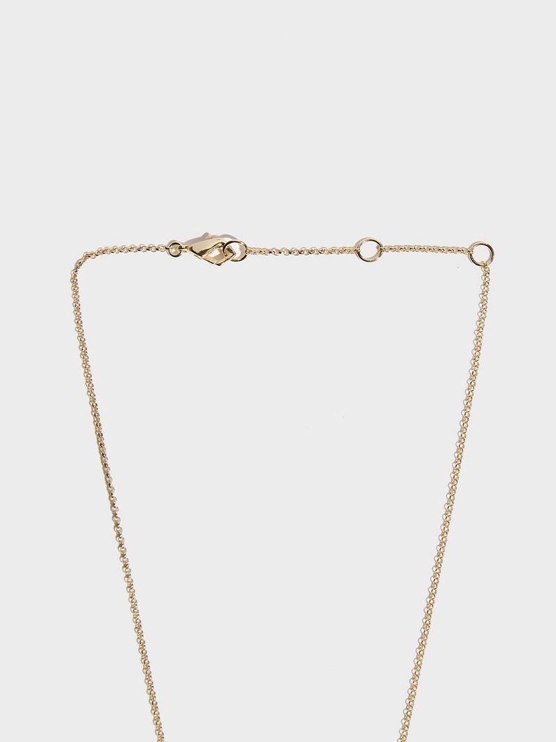 Multi Hash Tag Small Necklace (Gold)