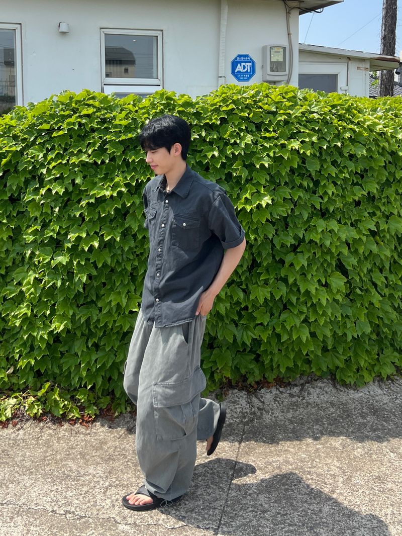 Cold-Washed Cargo Pants (6 Colors)