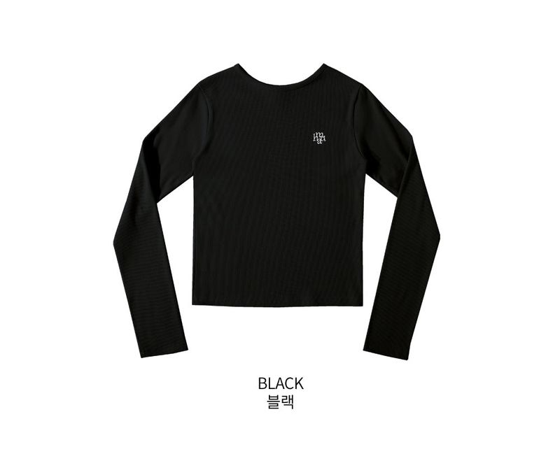 STITCH ROUND LONG SLEEVE T-SHIRT