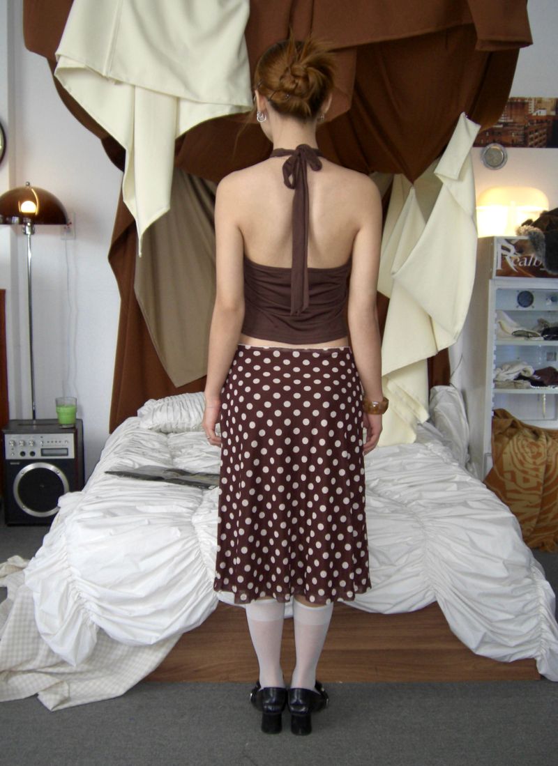 POLKA MIDI SKIRT / POLKA ミディスカート