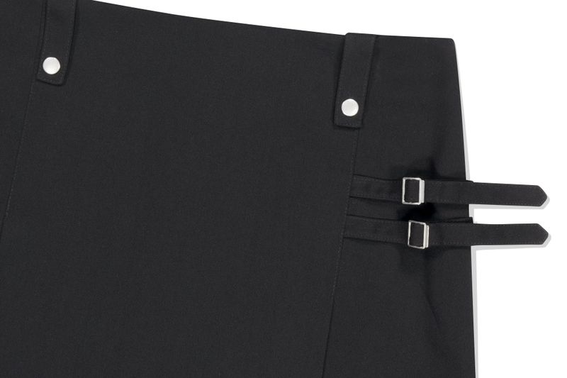 DOUBLE BELTED SKIRT