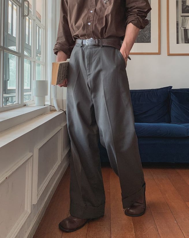 Rhodia Cabra Wide Slacks