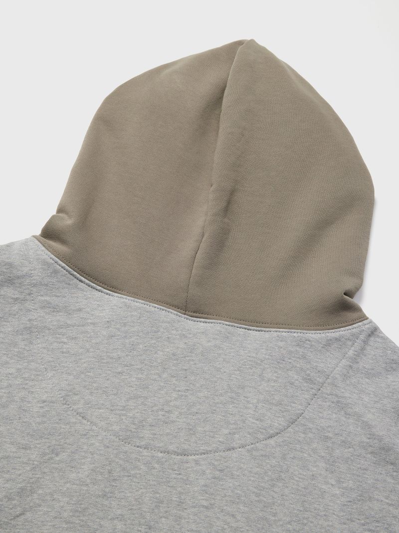 Colorblock Hoodie Grey