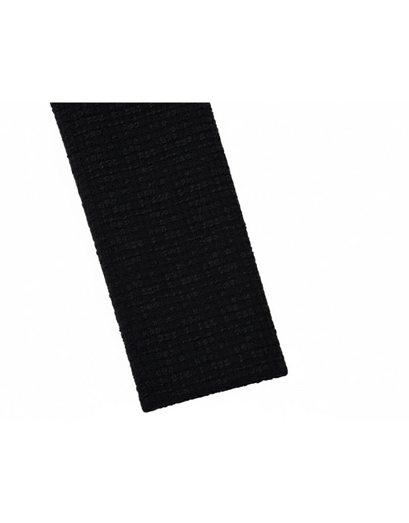 Basic Round neck Tweed Setup black
