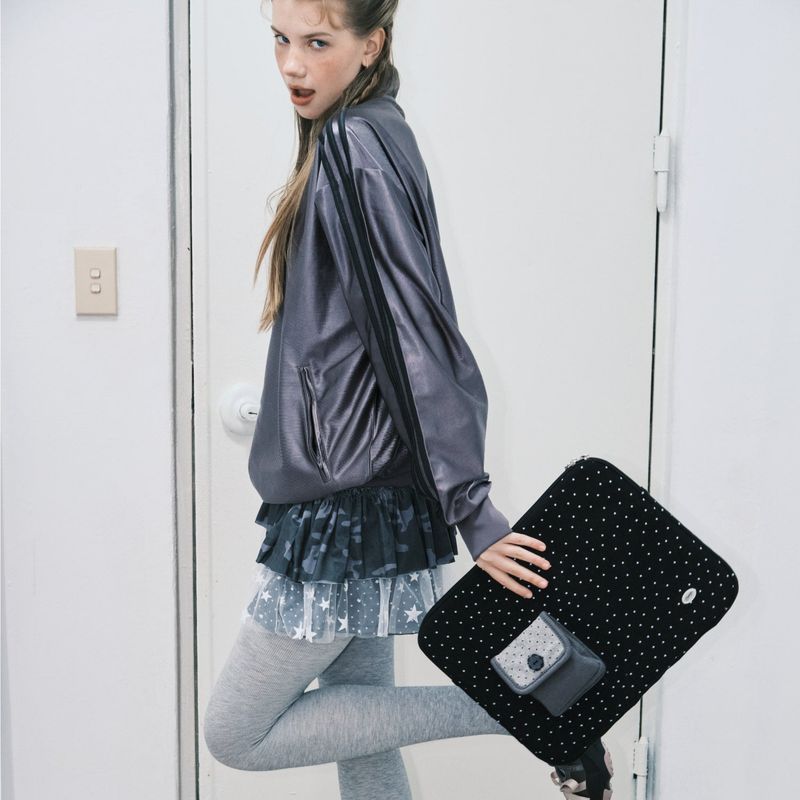 Star pocket notebook pouch_black