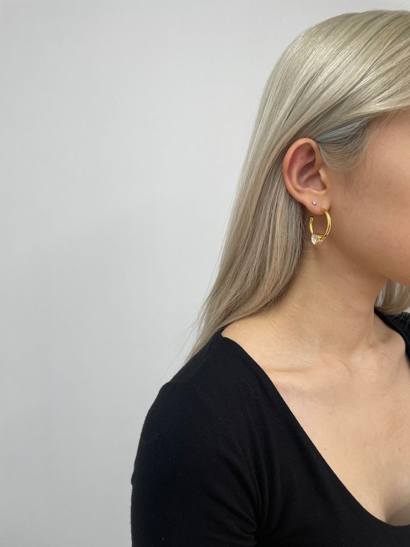 no.123 earring gold