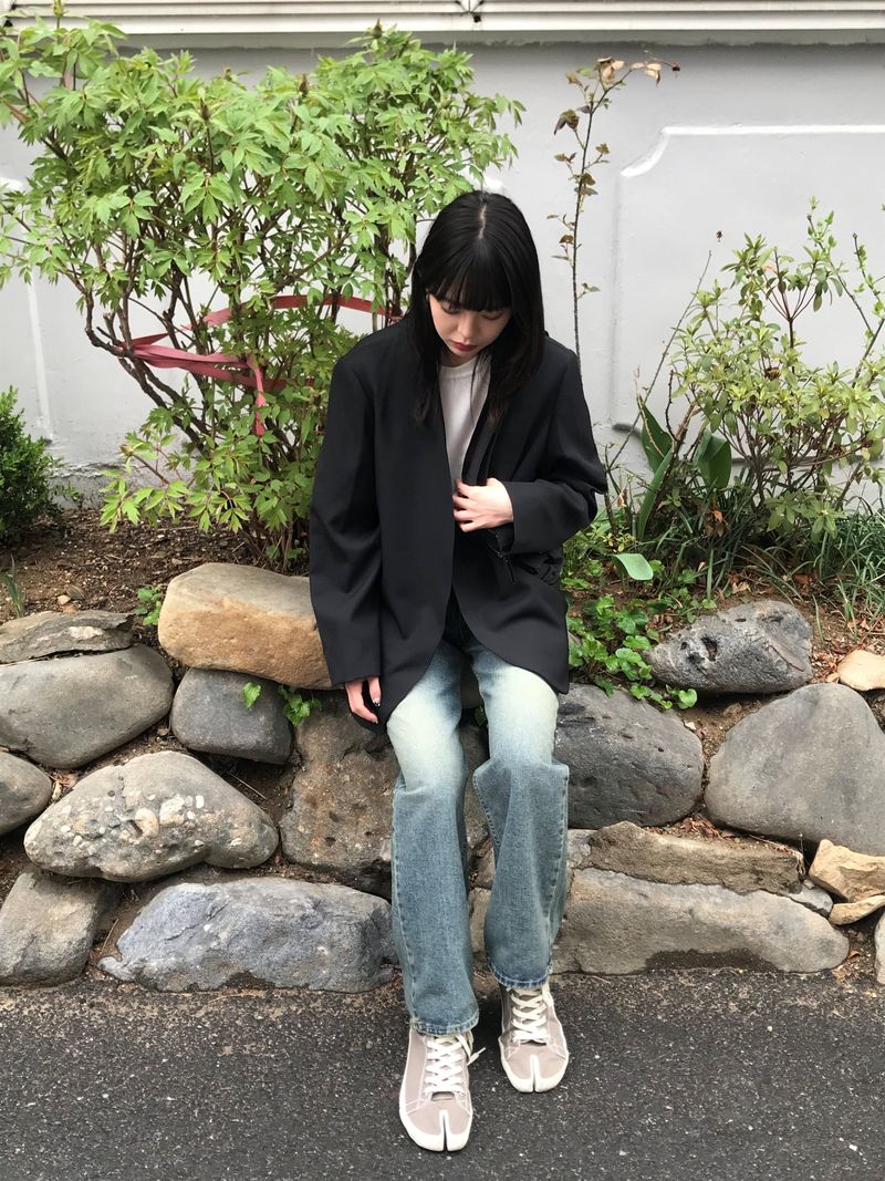 Balance collarless jacket