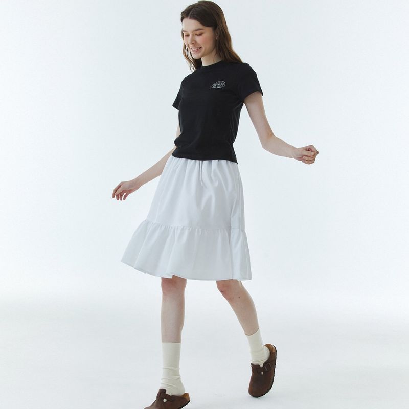 Shape Logo Slim Span T-Shirt Black