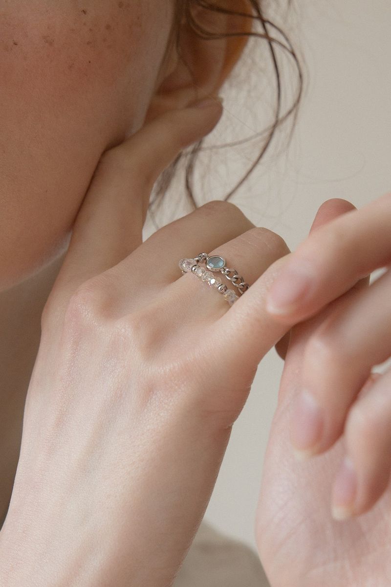 Crystal surgical ball ring