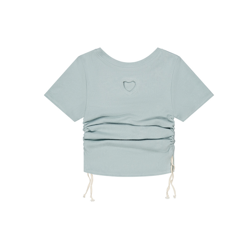 HEART STRING KNIT TOP_MINT