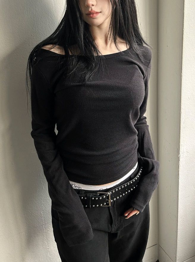Shoulder Button Snap Inner T