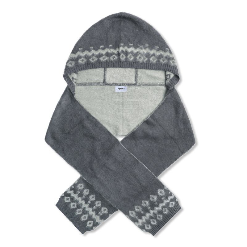 XTONZ（エクストンズ）の「XTA104 Nordic Hood Muffler (CHARCOAL)（Fashion Accessories）」