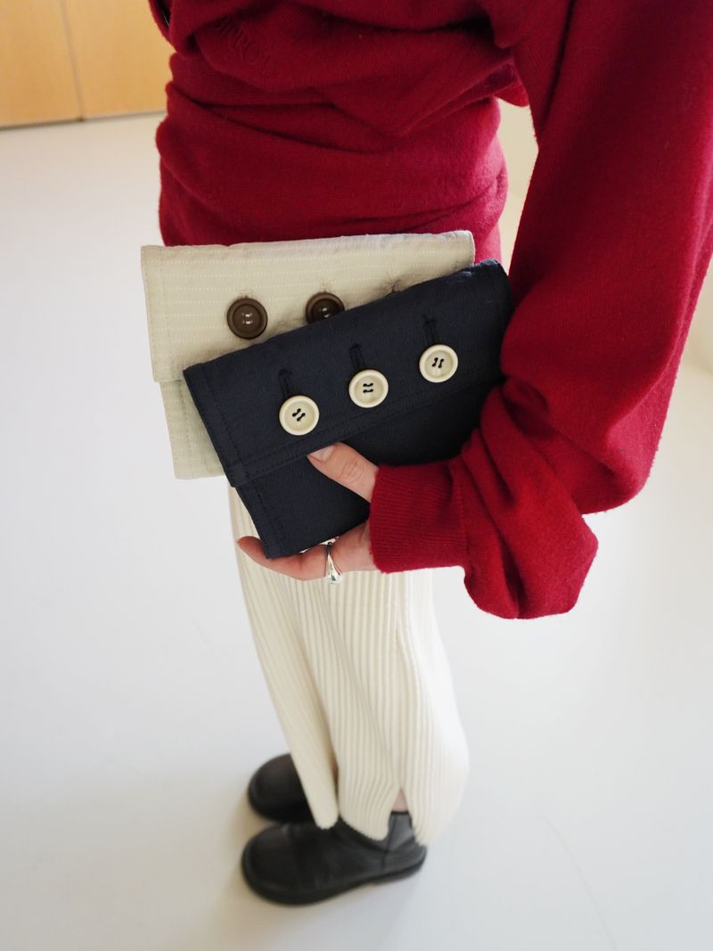 Cosymosy Cosy Button Note - Indigo