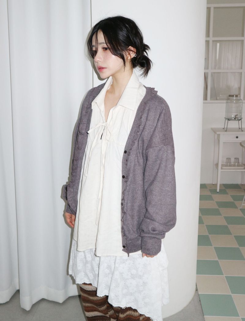 ナンバーTシャツレースバンディドニットアンバランススカート