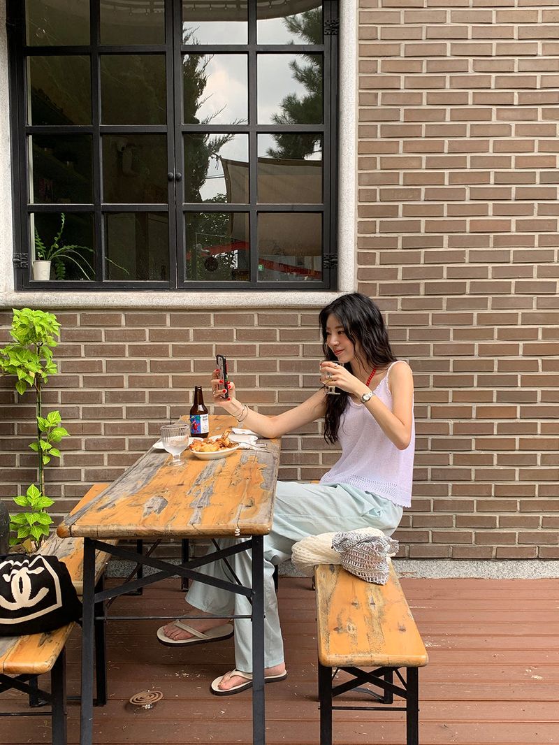 [MADE] RODYL FRILL KNIT SLEEVELESS