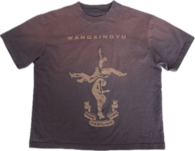 WANGXINGYU(ワンシンユー)の「TOTEM PRINT VINTAGE WASHED TEE(Tops)」