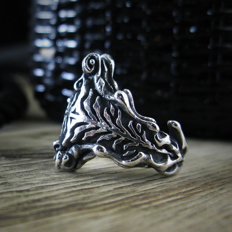 Z-Grimoire silver ring