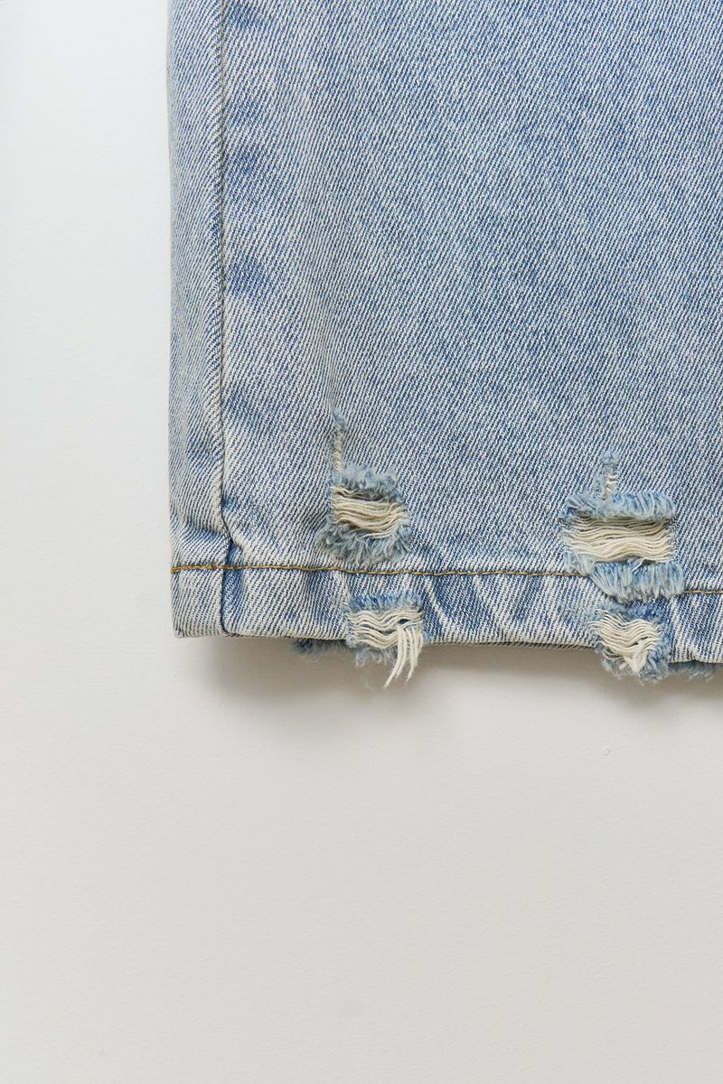 Brick Brushed Wide Denim