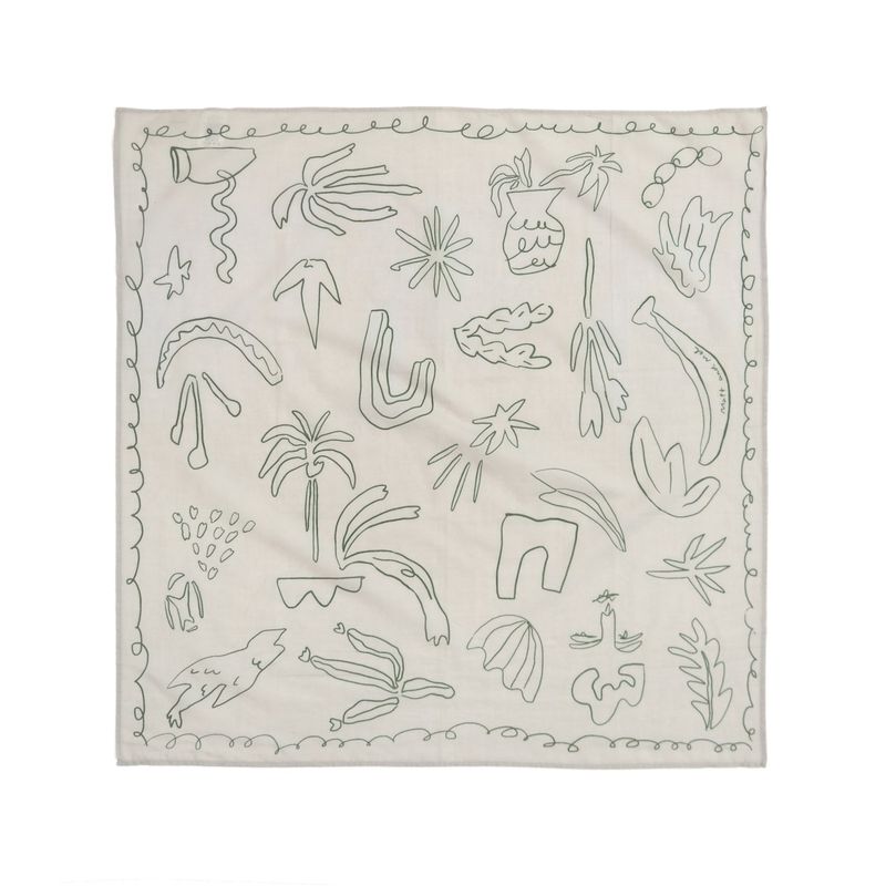 [Organic Scarf] Camino - Warm gray