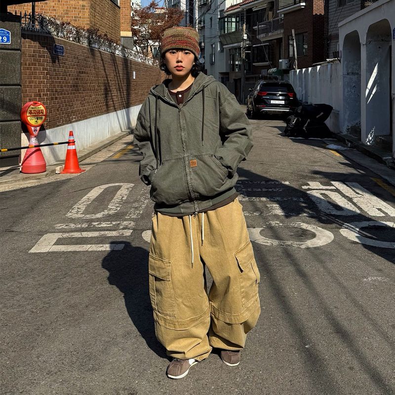 Vintage Work Hooded Jacket