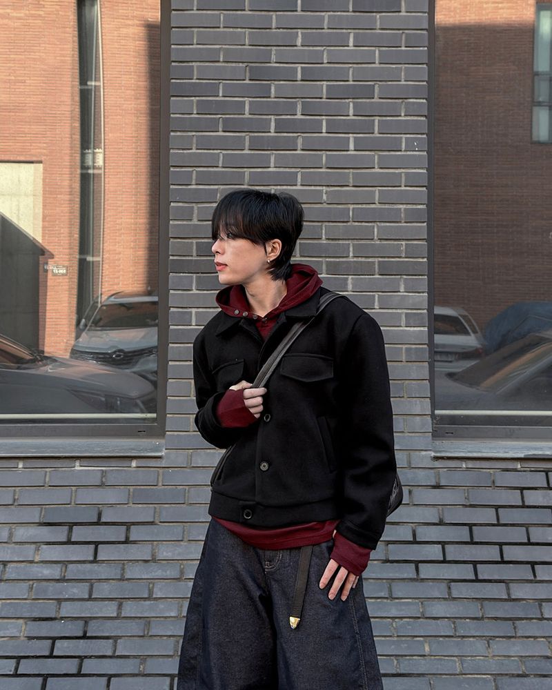 Riel Wool Cropped Jacket