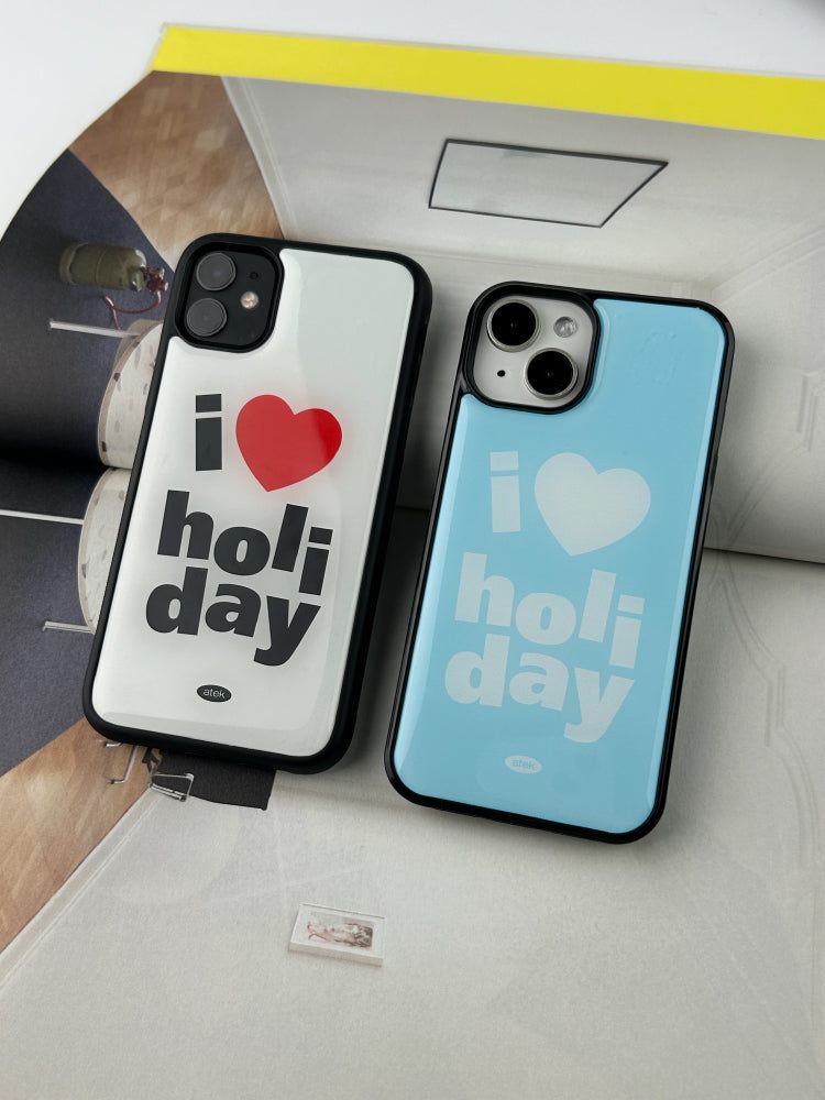 Holiday Epoxy Bumper Case(White)