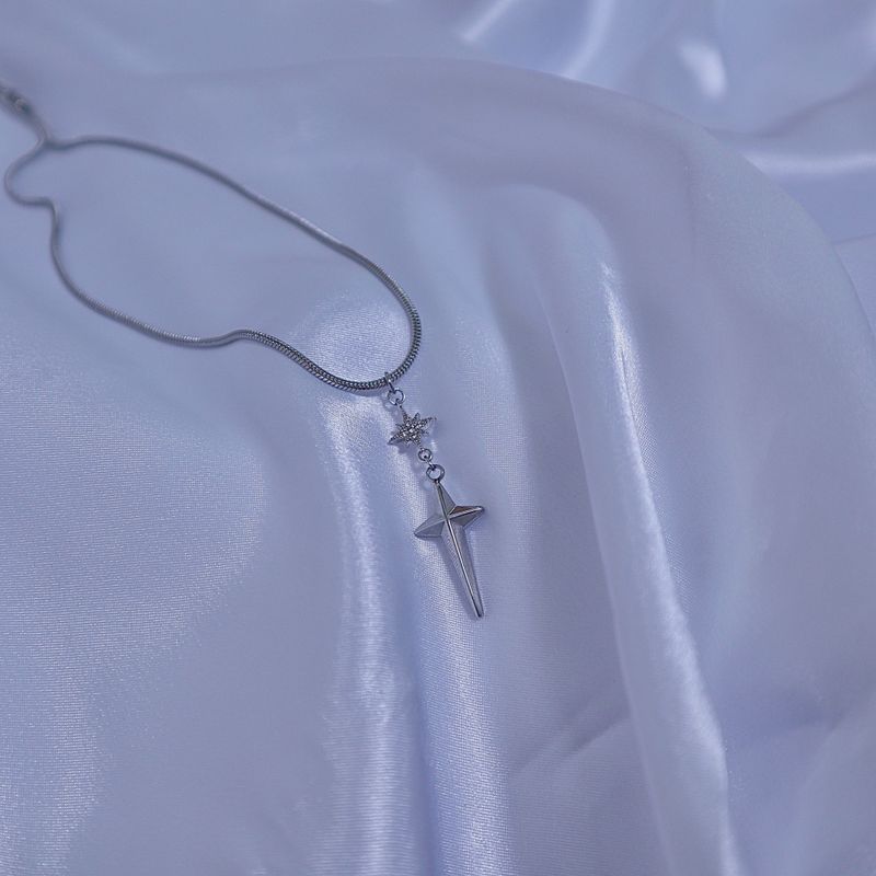 Shiny Cross Necklace