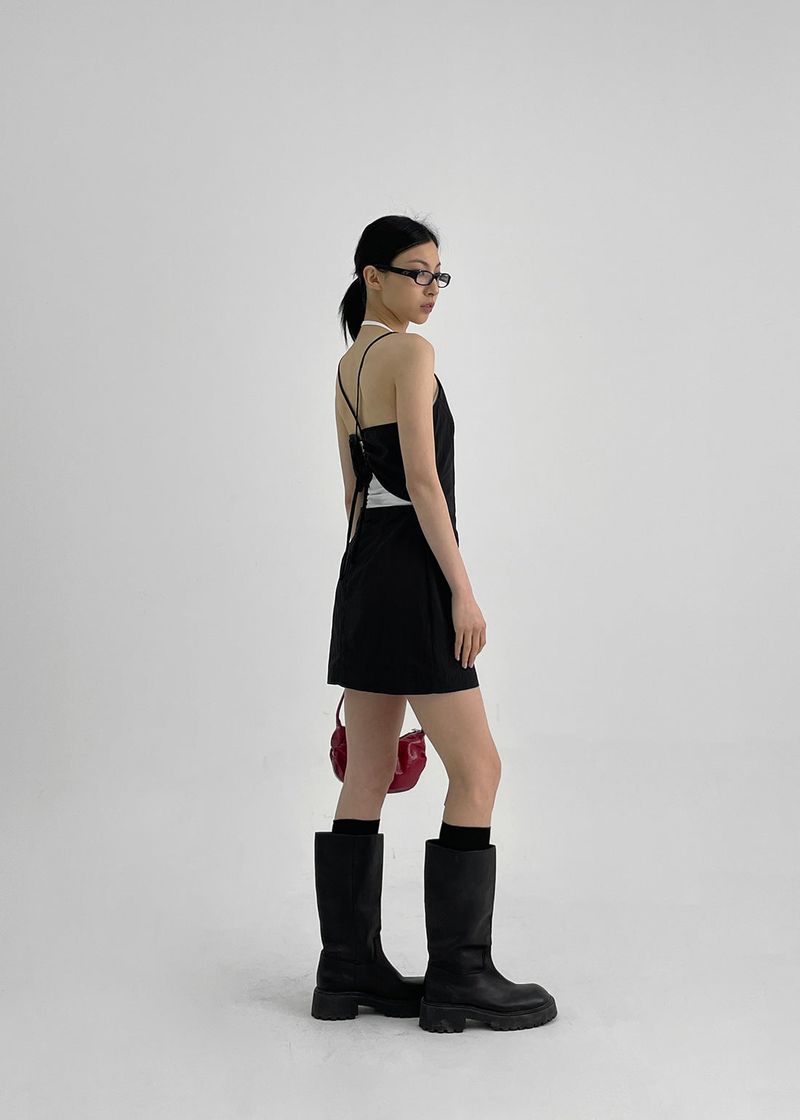 [MADE] Brisch Backstring Mini Dress
