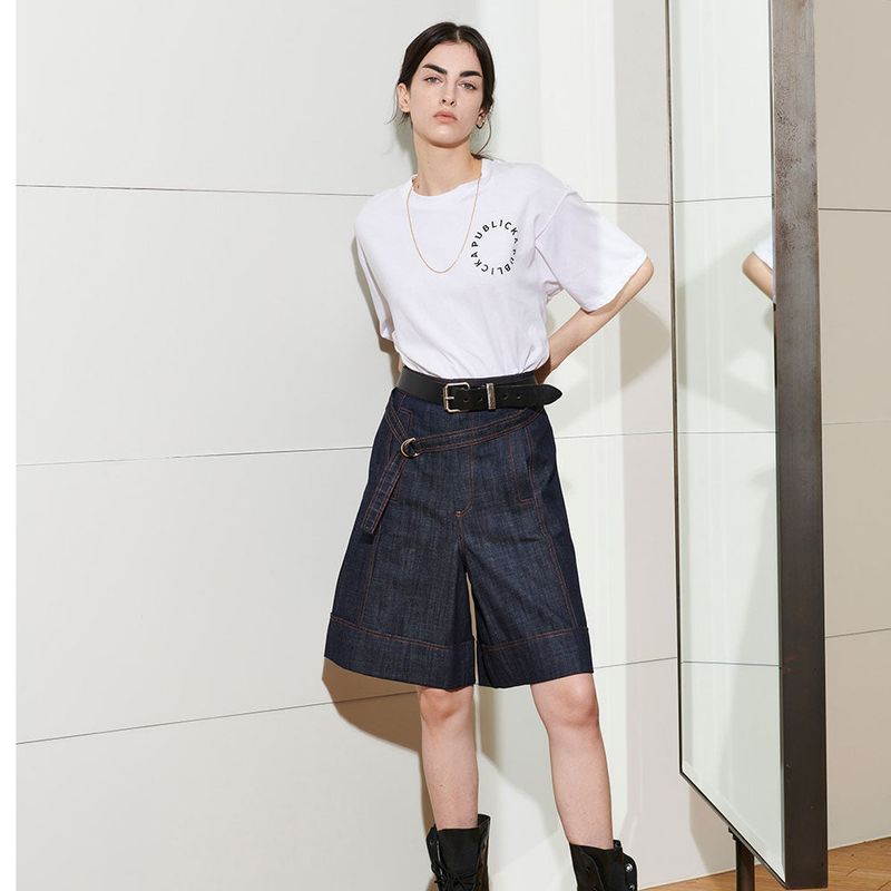  DIJON HALF PANTS, DENIM