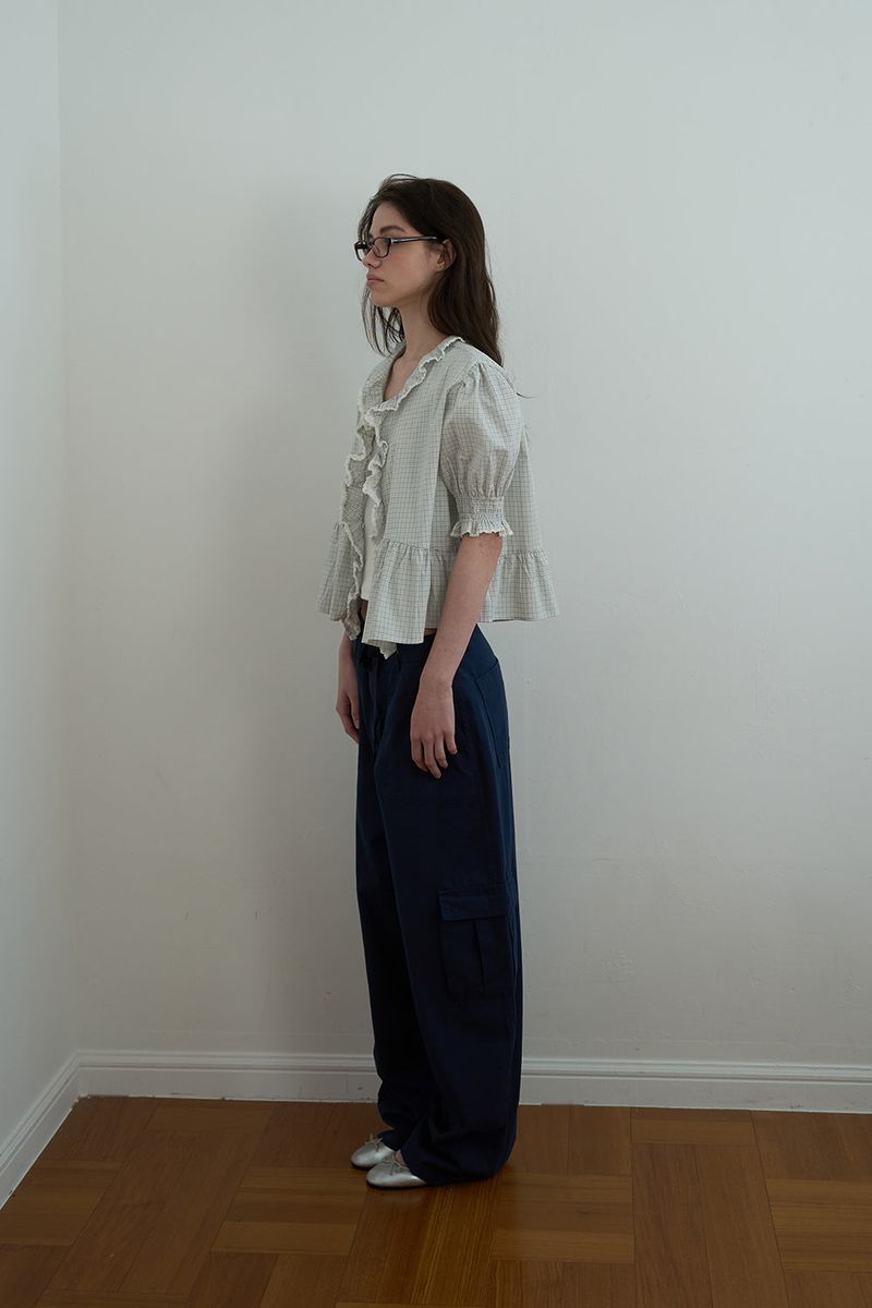 Moi ruffle blouse_check