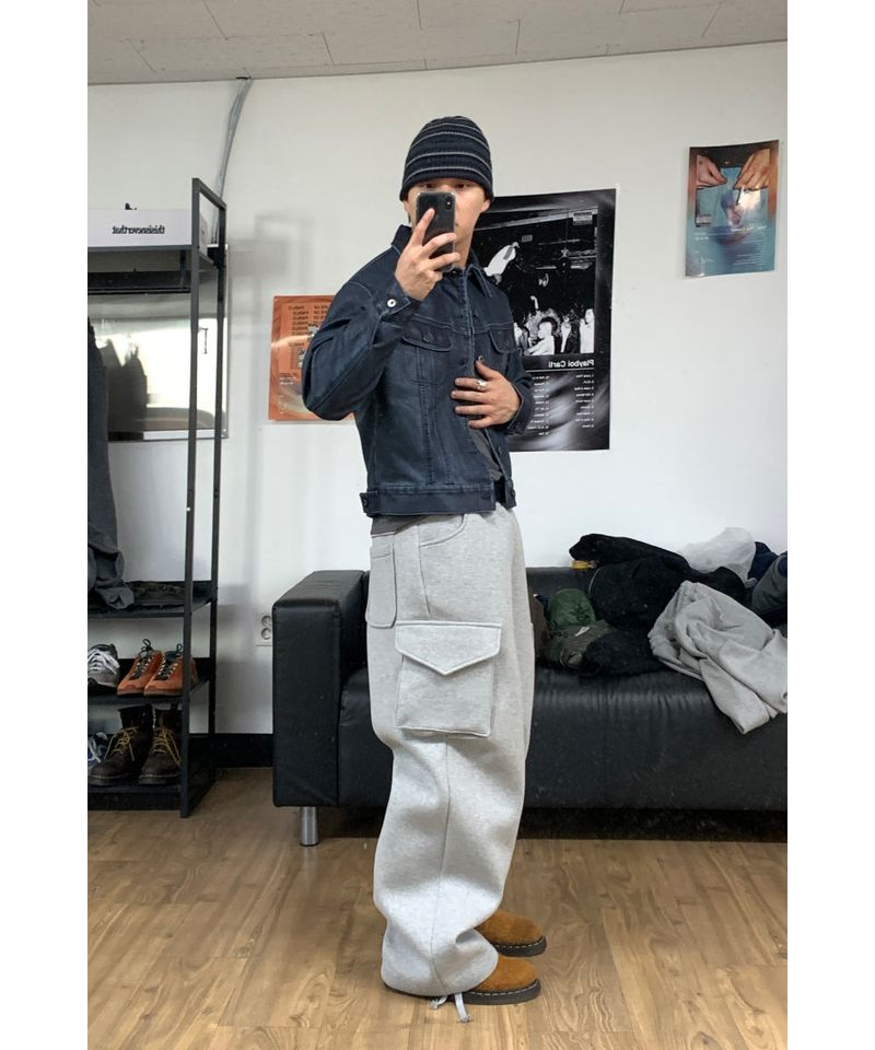 Vintage Crop Trucker Jacket