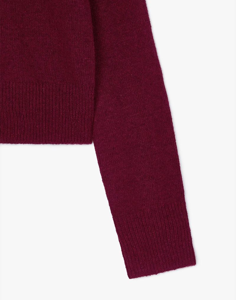 SHAWL SET CARDIGAN (WINE)