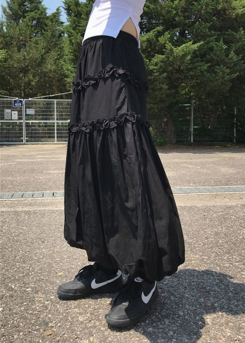 FRILL PUFF SKIRT