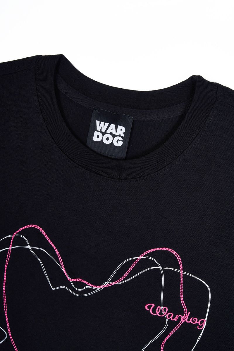 Overfit Line Drawing T-Shirt
