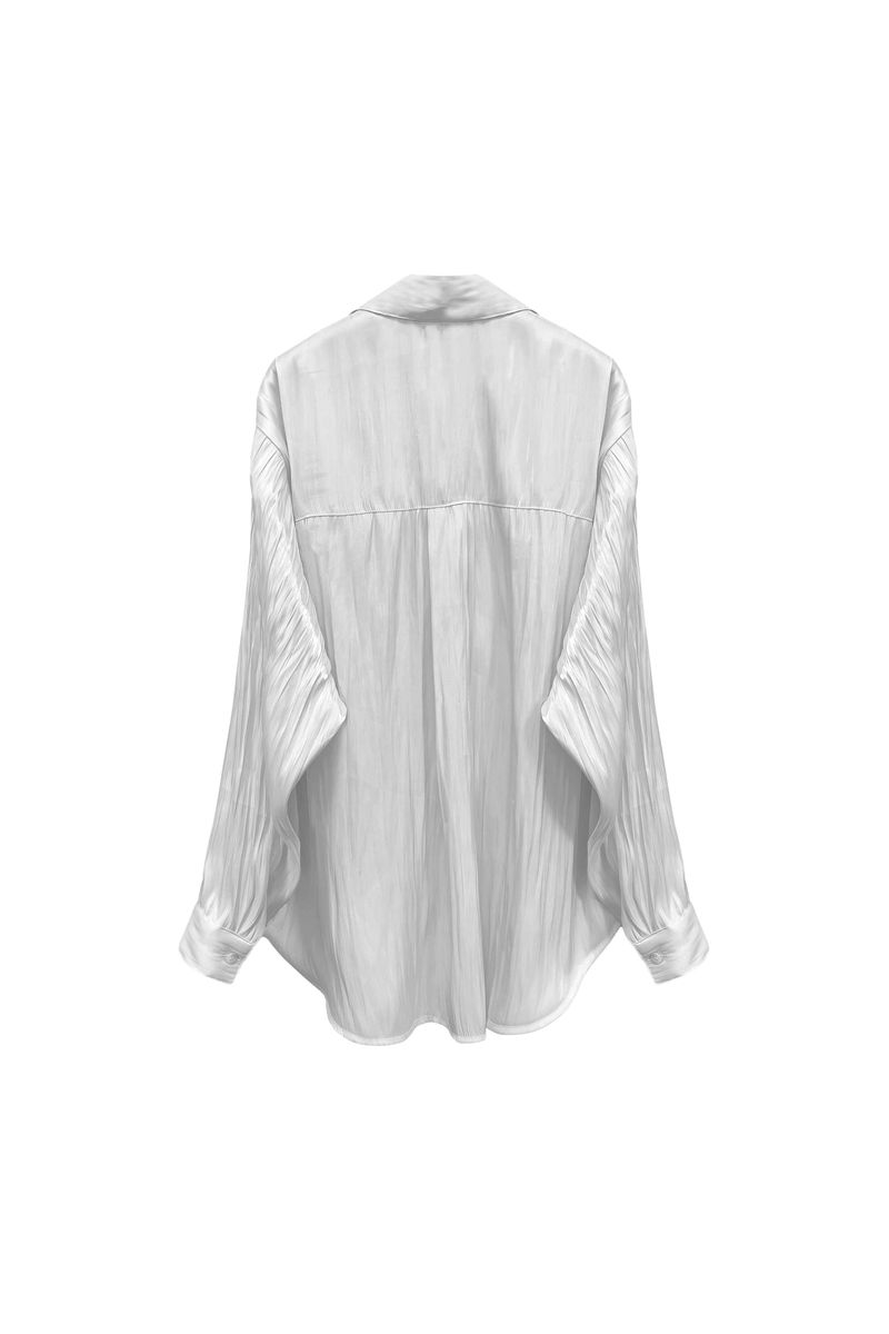 LUMINOUS OVERSIZED SHIRT / WHITE