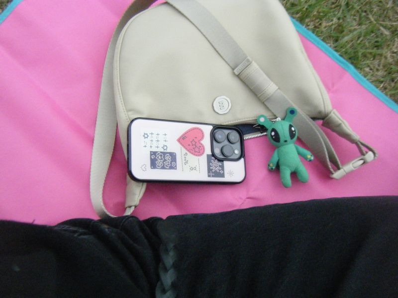 quilted patch epoxy phone case