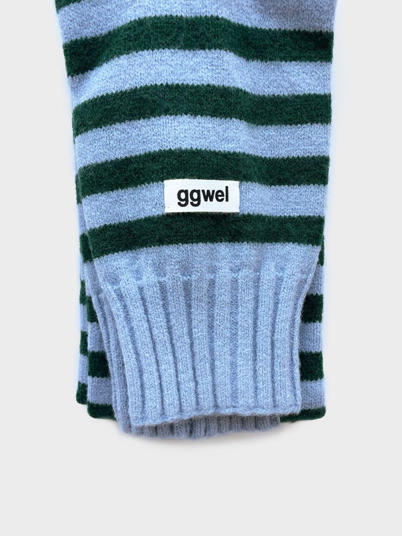 KNIT STRIPE MUFFLER