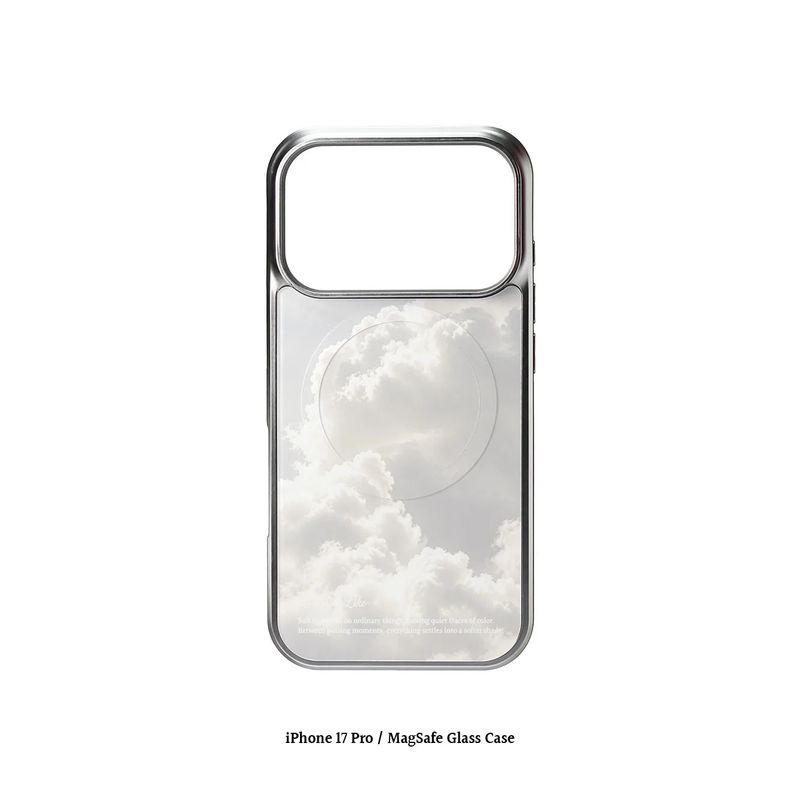 [MADE]cloud dancer motif MagSafe Glass phonecase
