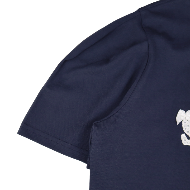 LACE LETTERING TS (2 COLORS)