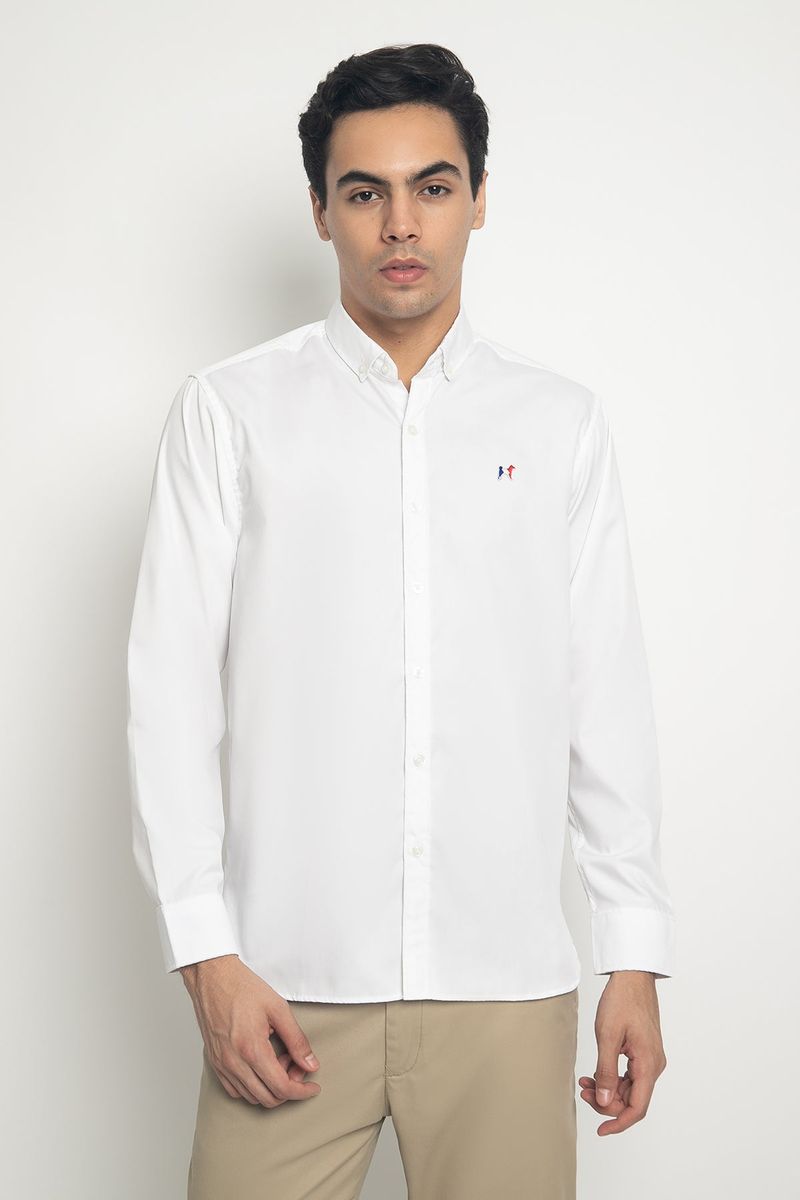 MON AKITA - Isagi Long Sleeve Shirt White