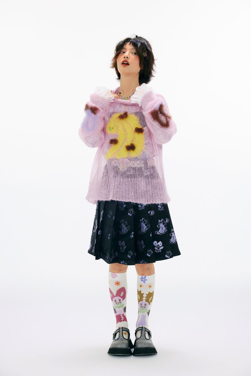 Pink Knitted Shirt